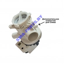 Сливной насос (откачивающий насос, помпа) для стиральной машины Beko (Беко) в сборе с улиткой 2840940500