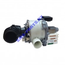 Насос  циркуляционный в сборе с тэном для посудомоечной машины Indesit (Индезит), Hotpoint-Ariston (Хотпоинт-Аристон) C00302796 + C00634171 (замена C00633897)