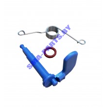 Набор (ремкомплект, спусковое устройство) (пружина, рычаг, уплотнитель) для дозатора посудомоечной машины Bosch (Бош), Siemens (Сименс) 00166630 ORIGINAL