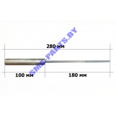 Магниевый анод М6 для водонагревателя, бойлера Ariston, Thermex wth302un / м6*180