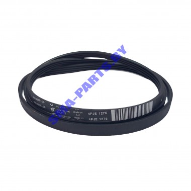 Ремень 1276 J4 привода барабана для стиральной машины Beko, Indesit, Hotpoint-Ariston 2810970100 / C00056443 / 2809040100