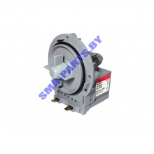 Сливной насос (откачивающий насос, помпа) для стиральной машины Samsung (Самсунг), Ardo (Ардо), Indesit (Индезит), Lg (Элджи), Ariston (Аристон), Whirpool (Вирпул) Askoll, 3 винта, контакты вперед раздельно, универсальный