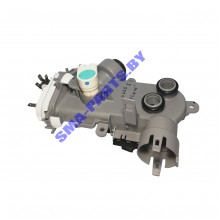 Нагревательный элемент (ТЭН) проточный с аквасенсором и распределителем потока для посудомоечной машины Bosch (Бош), Siemens (Сименс) 00642870 / 642870 ORIGINAL