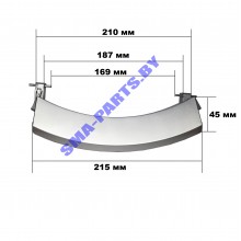 Ручка дверцы люка для стиральной машины Bosch (Бош), Siemens (Сименс) 00751786 / 751786 ORIGINAL    