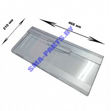 Панель (крышка, щиток) нижнего ящика морозильной камеры для холодильника Atlant (Атлант) 774142100900 (под пластиковый ящик!)