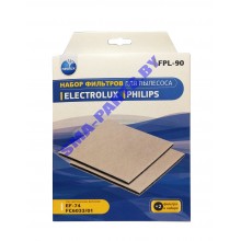 FPL-90 NEOLUX набор моторных фильтров (2 шт.) для пылесоса Electrolux (Электролюкс), Philips (Филипс)