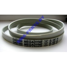 Ремень 1287 H8 белый привода барабана (приводной ремень) для стиральной машины Electrolux (Электролюкс), Zanussi (Занусси), AEG (АЕГ) 50237204008