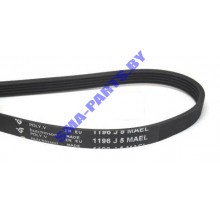 Ремень 1196 J5 EL привода барабана (приводной ремень) для стиральной машины Electrolux (Электролюкс), Zanussi (Занусси), AEG (АЕГ)