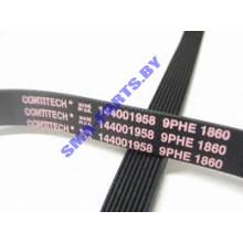 Ремень 1860 9PHE привода барабана для сушильной машины Indesit (Индезит) C00145707 / 144001958
