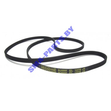 Ремень 1279 J4 / 1277 J4 / 1276 J4 EL для стиральной машины Beko, Indesit, Hotpoint-Ariston C00056443 / 2809040100 / 2810970100